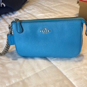 Coach Wristlet Wallet in Blue